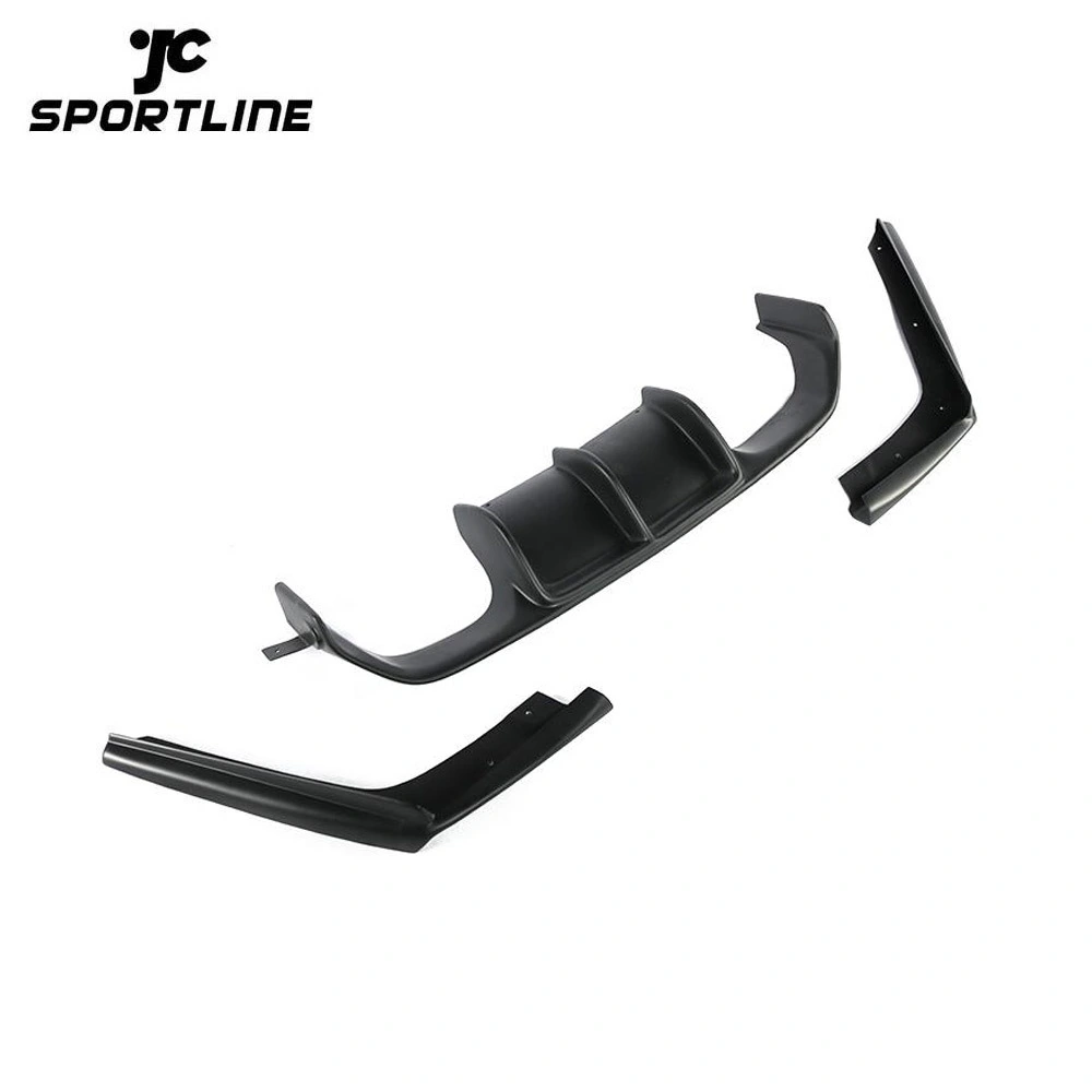 ML-XM028-ABS-1  ABS matte black Rear Bumper Lip Spoiler Diffuser for BMW F80 M3 F82 F83 M4 14-19 1