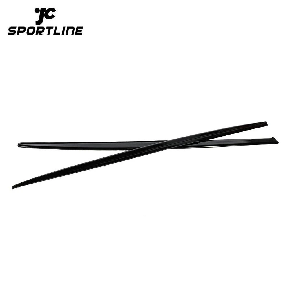 JC-20130807-FRP  ABS Glossy Black Side Skirts For BMW 3 Series F30 F31 M Sport Edition 4 Doors 2012up 1