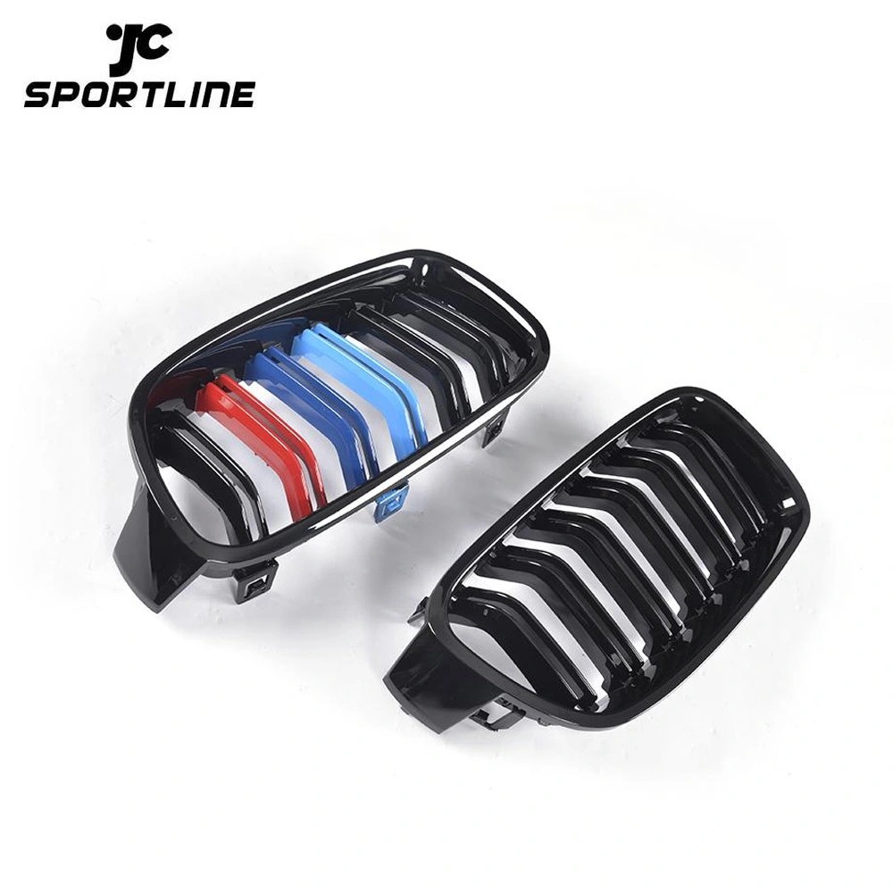 JC-XX09  M3 matt black grill for BMW M3 F30 M color F35 2012-2016 1