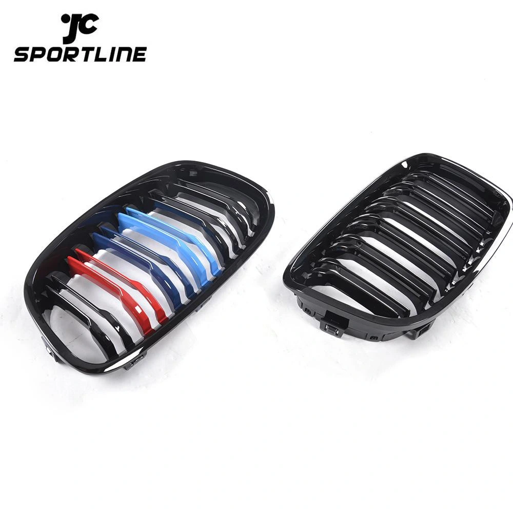 JC-XX03  Matt black ABS Front grill for BMW f20 1 series 2012-2014 1