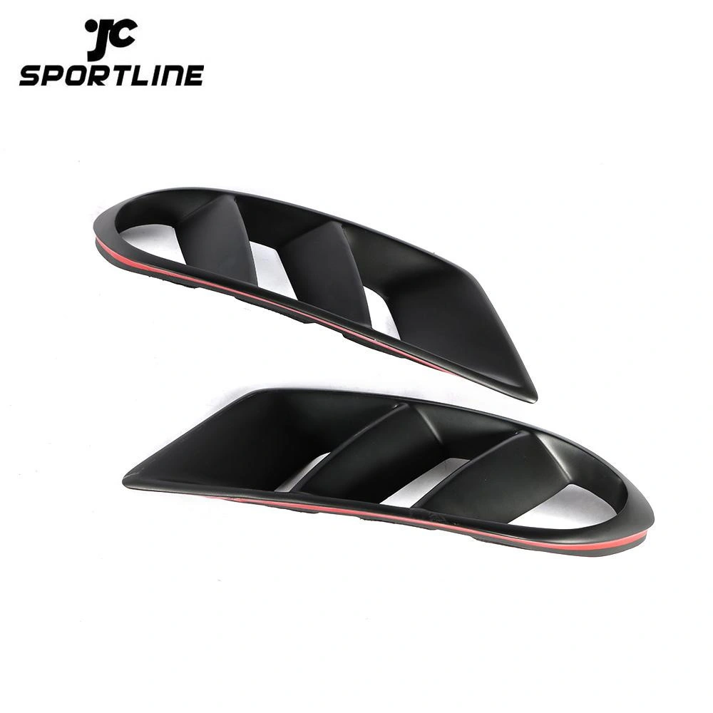 JC-HLY136-FRP  W218 CLS Matt Black Front Bumper Air Vent Outlet Cover Trim Mesh Grill Frame For Mercedes Benz cls 2014-2017 1