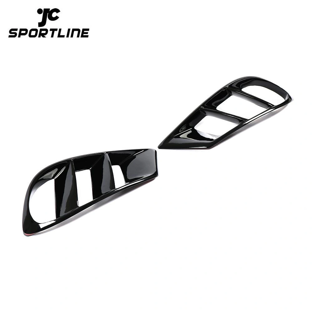 JC-HLY136-GLOSS   Glossy Black painted Front Bumper Air Vent Outlet Cover Trim Mesh Grill Frame For Mercedes Benz CLS W218 2014-2017 1