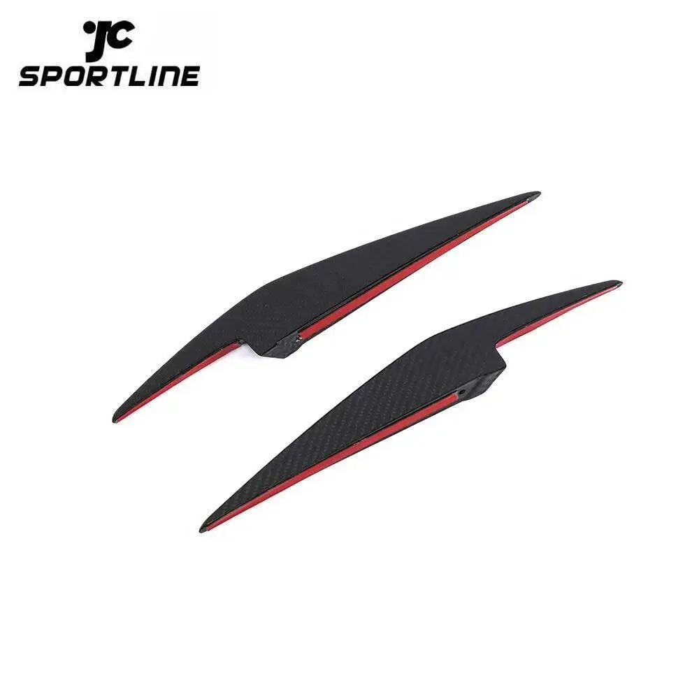 ML-YBX057 Dry Carbon Fiber 458 Front Bumper Fins for Ferrari 458 Speciale Base Coupe 2-Door 2015 1