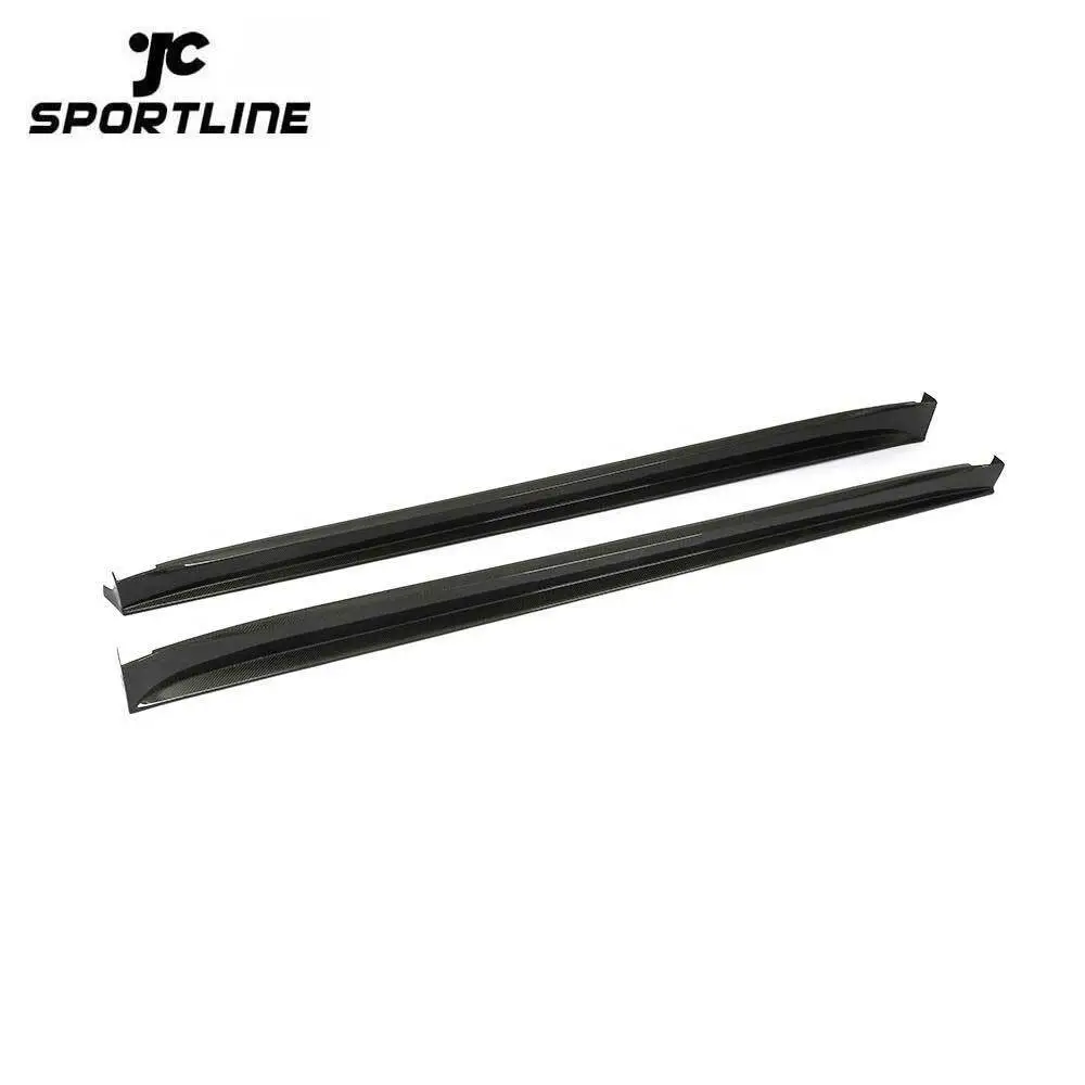 ML-YBX009 Carbon Fiber Car Side Skirts for Tesla Model X P90 75D P100 2016-2018 1