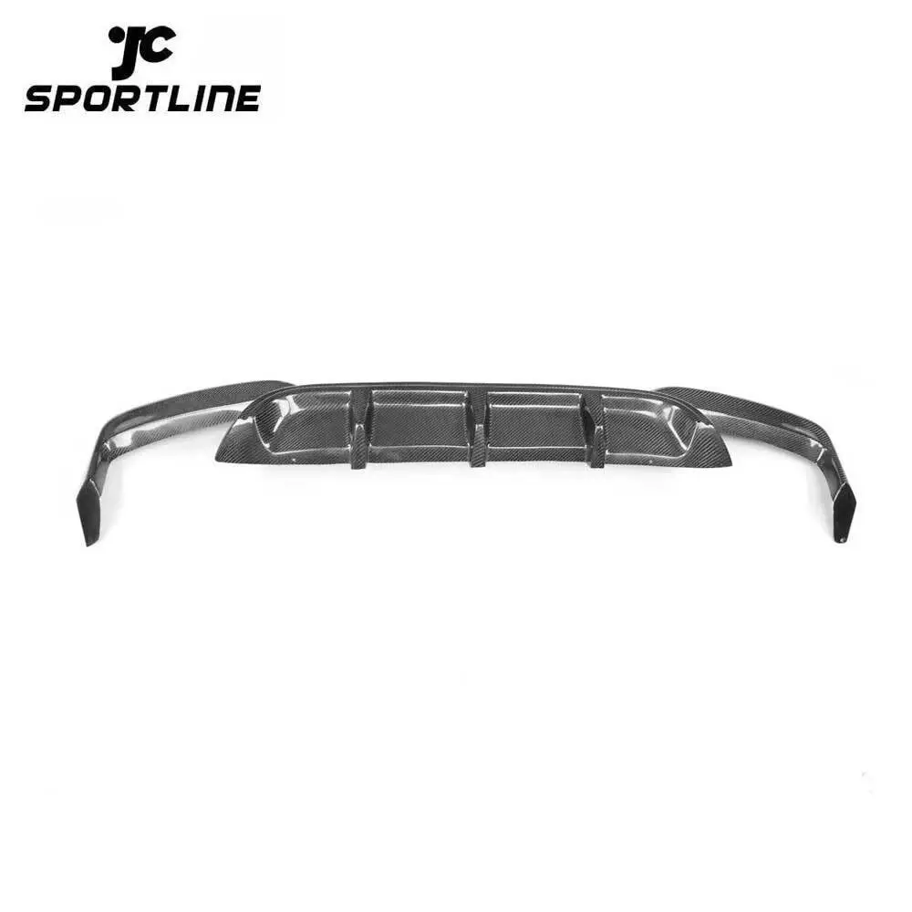 JC-20151016 V Style M-Sport Carbon Fiber Rear Bumper Diffuser For BMW 6 Series F06 F12 F13 M-Tech 2012 1