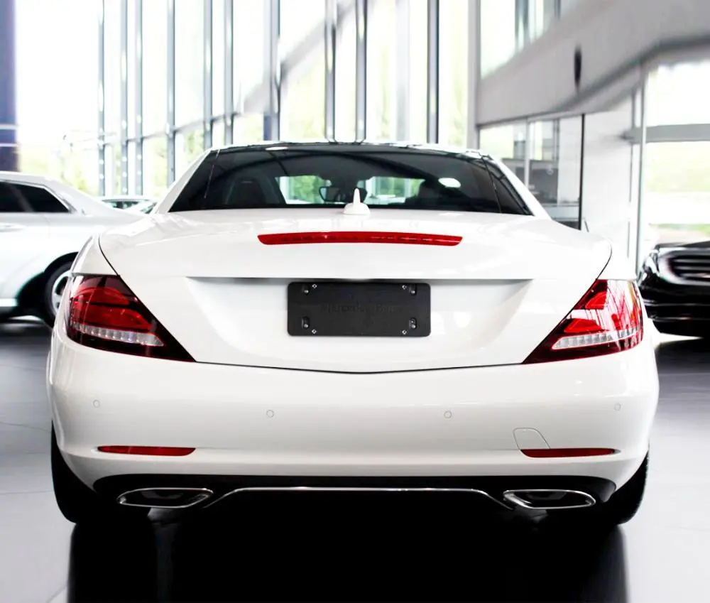 ML-YBX086 Carbon Fiber Rear Spoiler for Mercedes-Benz SLC Class SLC43 2-Door 2016-2019 1