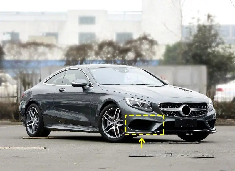 ML-ZDH062  for Mercedes Benz S Class Carbon Fiber Front Foglamp Cover Trims Coupe 2 Door 2014-2017 1
