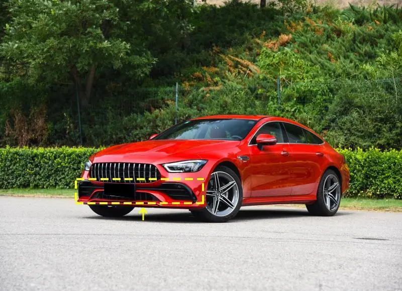 ML-ZDH101 for Mercedes Benz AMG GT50 GT53 Carbon Fiber Front Bumper Vent Trims 2019-2020 1