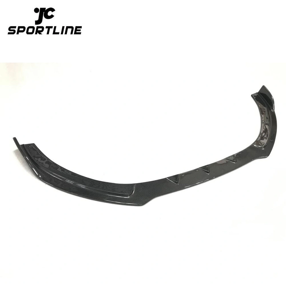 JC-WSM057  Carbon Fiber Front Lip for Audi A3 Sedan 4-Door 1