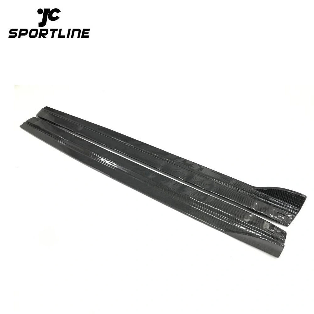 JC-WSM058  Carbon Fiber Side Skirts for Audi A3 Sedan 4-Door 1
