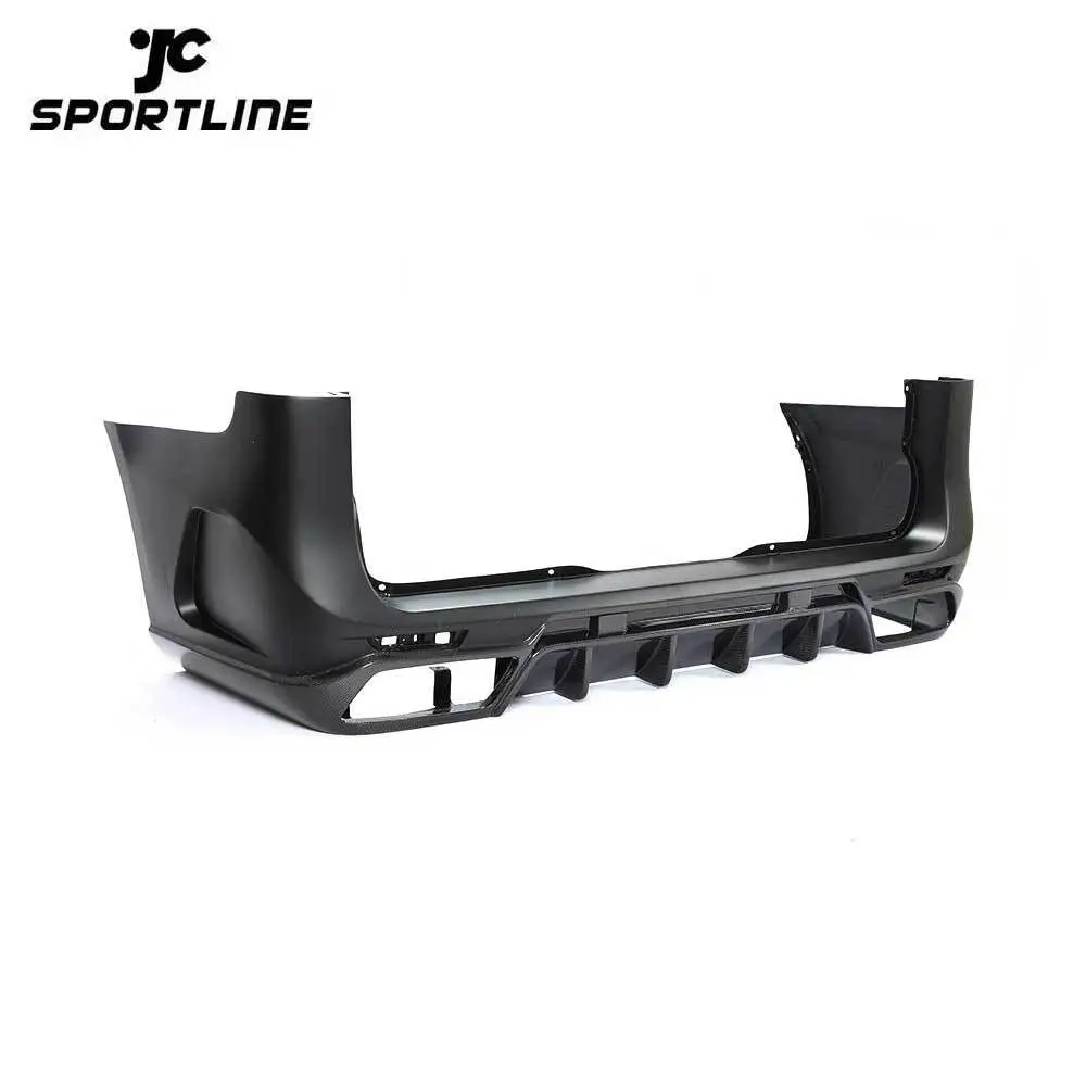 JC-HLY418 Carbon Fiber V-Class W447 Rear Car Bumper for Mercedes Benz Vito V220 V250 Van 2015-2019 1