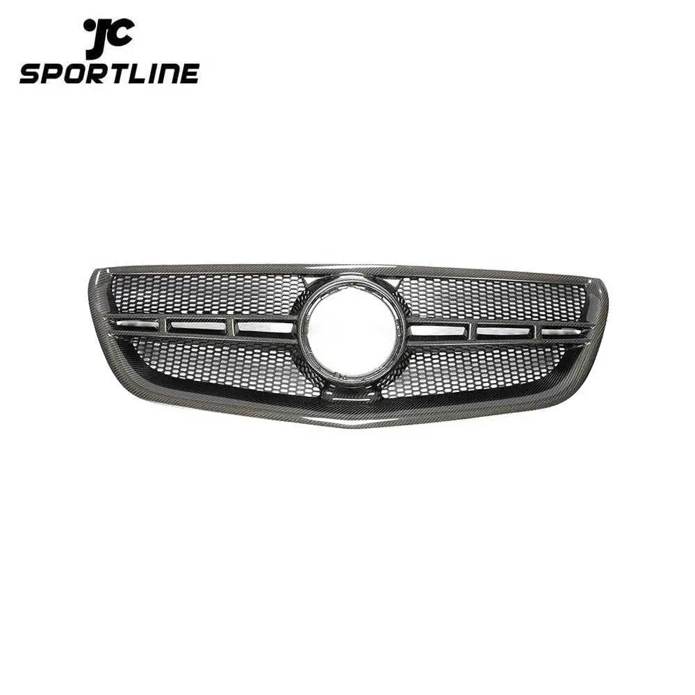 JC-HLY427 Carbon Fiber V-Class W447 Front Grill for Mercedes Benz Vito V220 V250 Van 2015-2019 1