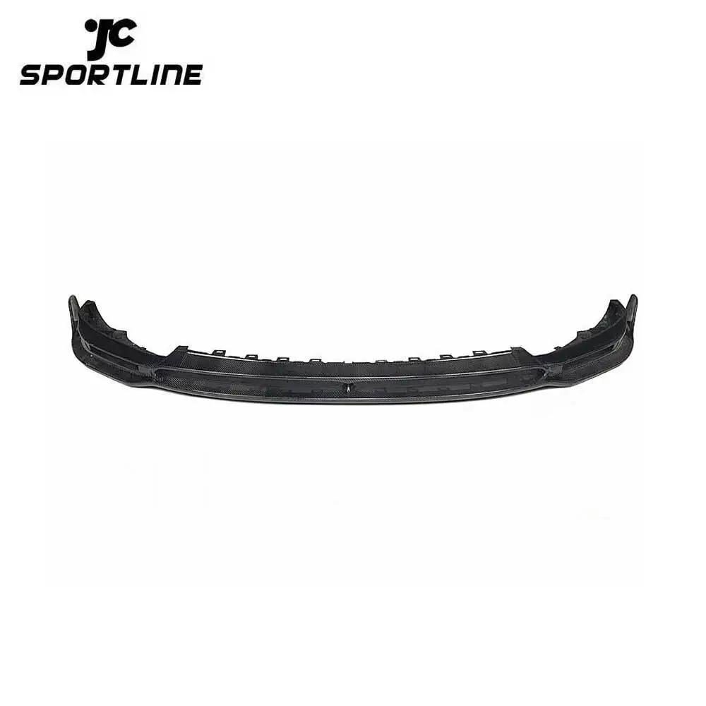 JC-WSM015-1 Fit For Maserati Levante 2016-2019 Front Bumper Lip Chin Spoiler Carbon Fiber 1