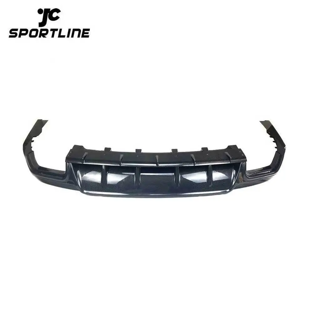 JC-WSM015-5 Carbon Fiber Rear Diffuser with Exhaust Tips For Maserati Levante 2016 - 2020 1