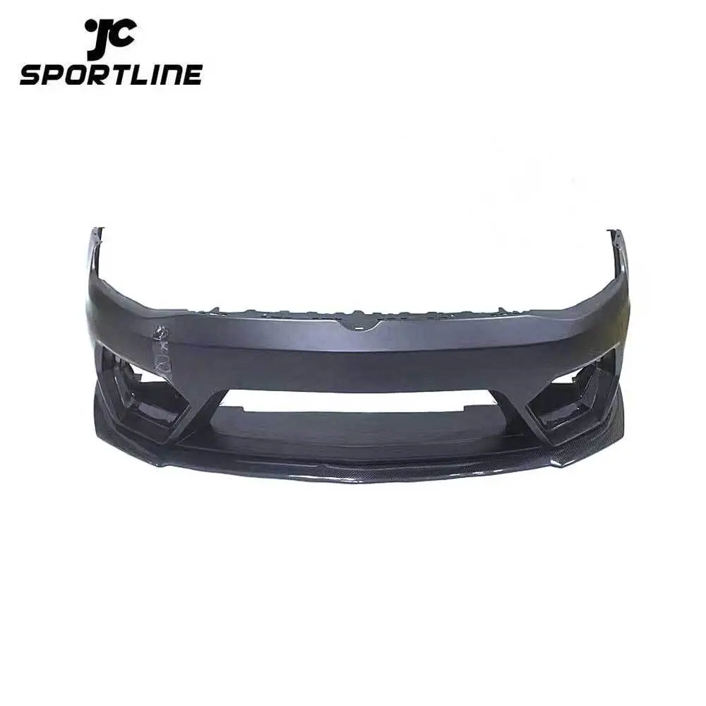 JC-WSM030 Car Bumper Body Kit with Carbon Fiber Front Lip Spoiler for VW GOLF 7 MK7 2014-2016 1