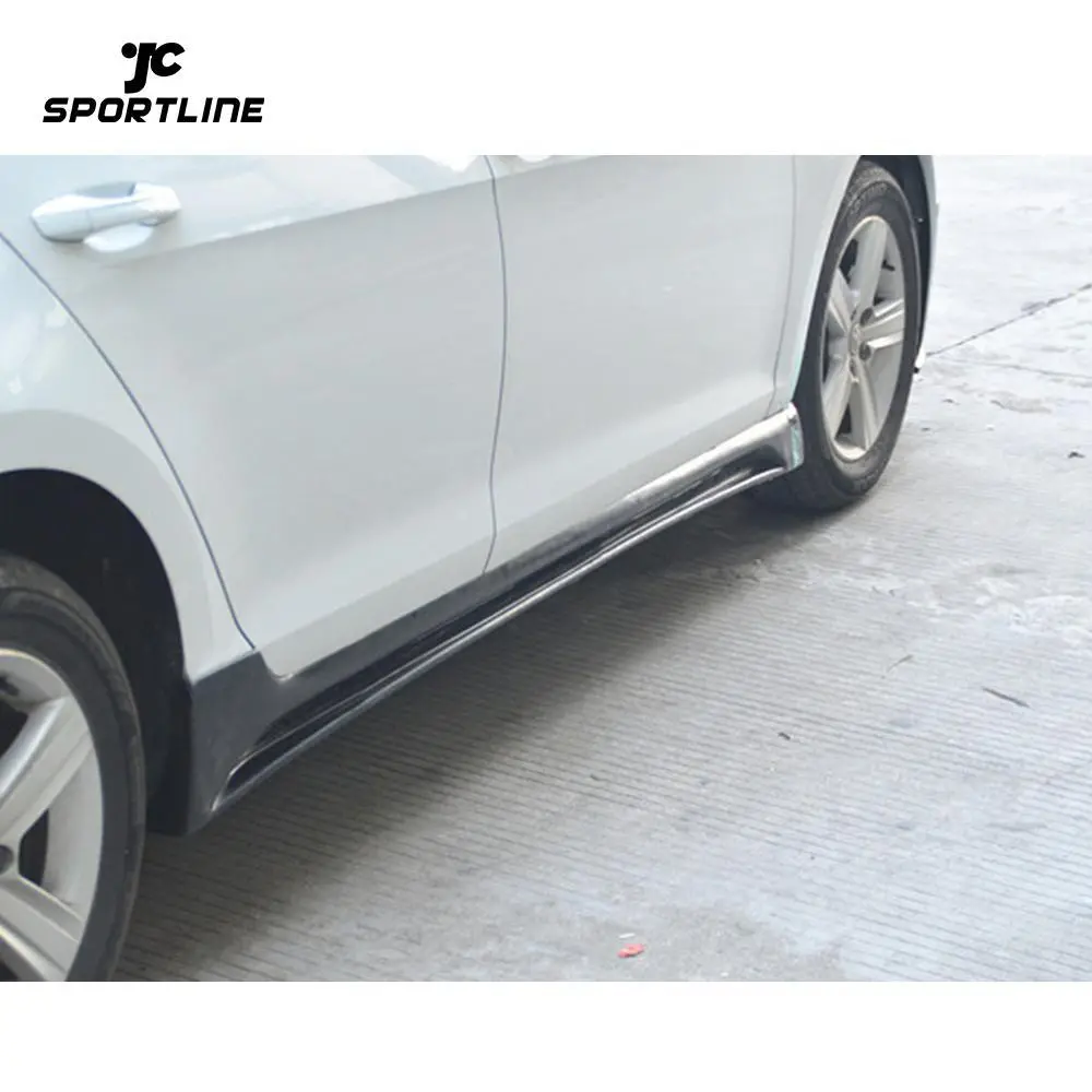 JC-WSM033 2PCS Carbon Fiber Side Skirt Spoiler Splitters Fit For VW Golf 7 MK 7 VII 2014-2017 1