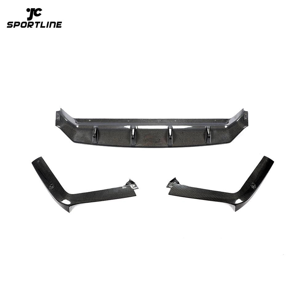 ML-ZDH073 JCSPORTLINE Carbon Fiber Rear Bumper Diffuser for Porsche Cayenne S Sport Utility 4-Door 2018-2019 1