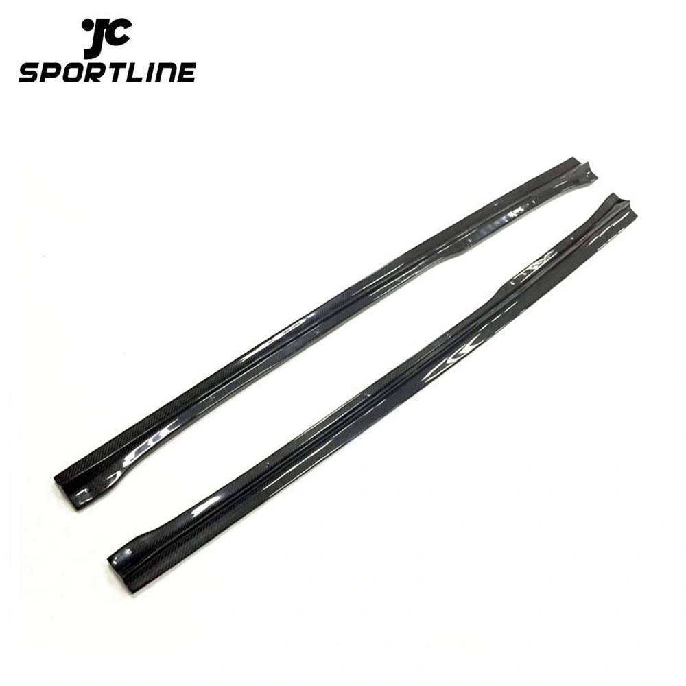 JC-WSM078 For Audi TT Mk3 2-Door 15-19 Carbon Fiber Side Skirts Door Rocker Panels Extension Lip 1