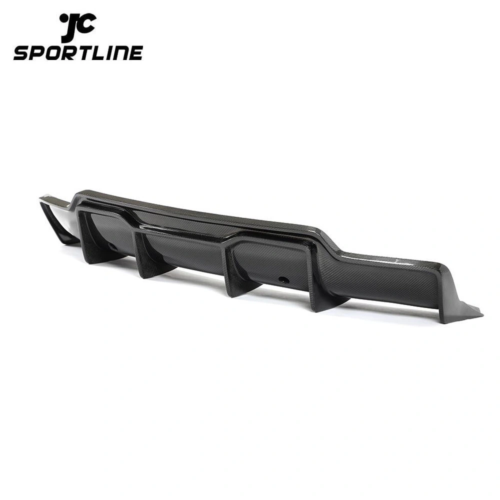 JC-20200415-2 For Tesla Model 3 Sedan 16-20 Carbon Fiber Rear Bumper Diffuser Body Kit 1