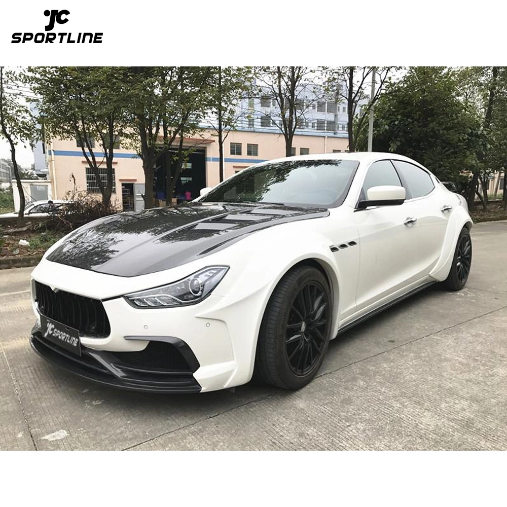 JC-WSM006 Carbon Fiber Front Rear Body Kit for Maserati Ghibli S Q4 Sedan 4-Door 2014-2016 1