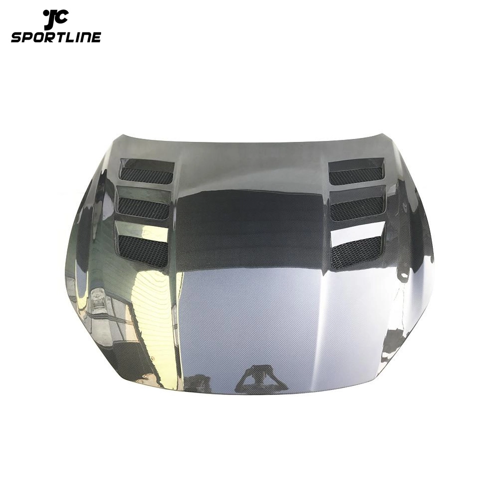 JC-WSM008 Auto Carbon Fiber Engine Hood for Maserati Ghibli S Q4 Sedan 4-Door 2014-2020 1