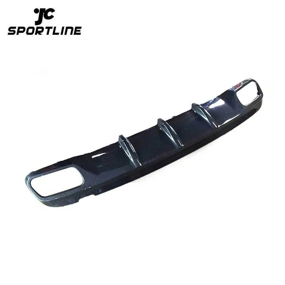 JC-HLY505 Carbon Fiber Car Rear Bumper Diffuser Lip Spoiler for Mercedes Benz GLA Class GLA45 AMG 2015 2016 1