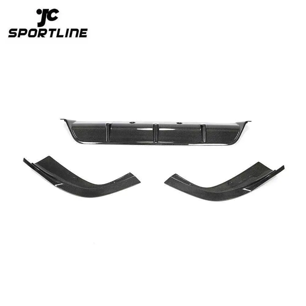 ML-LQ092 Car Carbon Fiber Rear Bumper Diffuser for BMW X5 G05 M Sport Sport Utility 4-Door 2019 1
