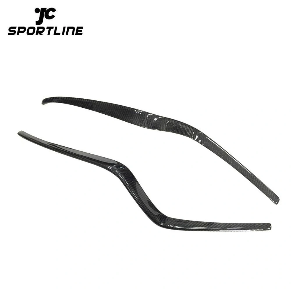 JC-WSM119  For Porsche Macan Base Sport Utility 14-17 Carbon Fiber Front Bumper Air Vent Fins Canards Body Kits 1