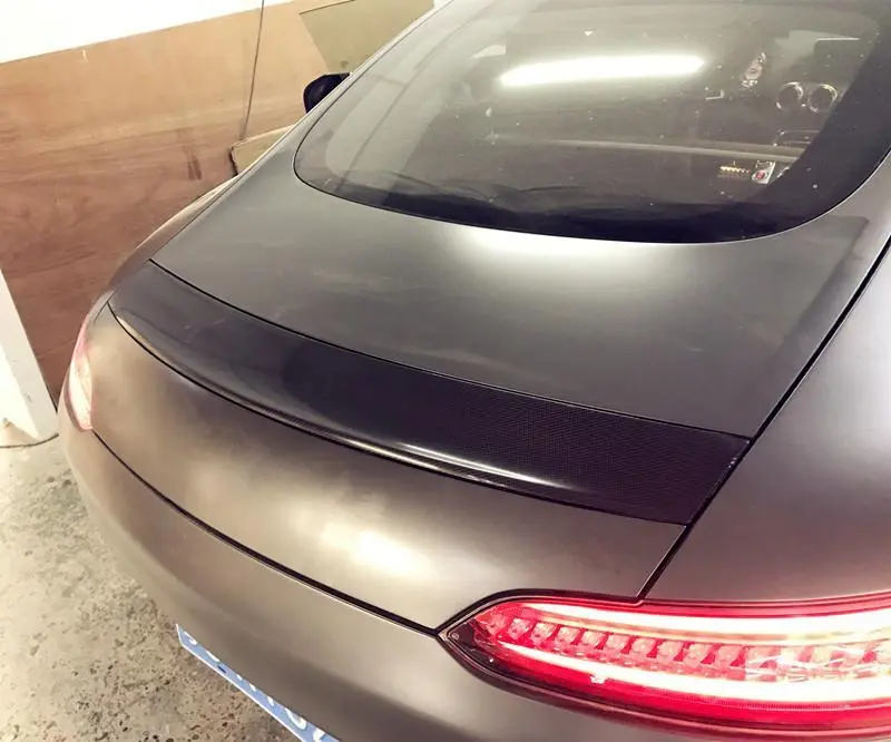 JC-WSM147  For Mercedes Benz AMG GT / GT S Coupe 15-19 Carbon Fiber Rear Trunk Spoiler Boot Wing Lip 1
