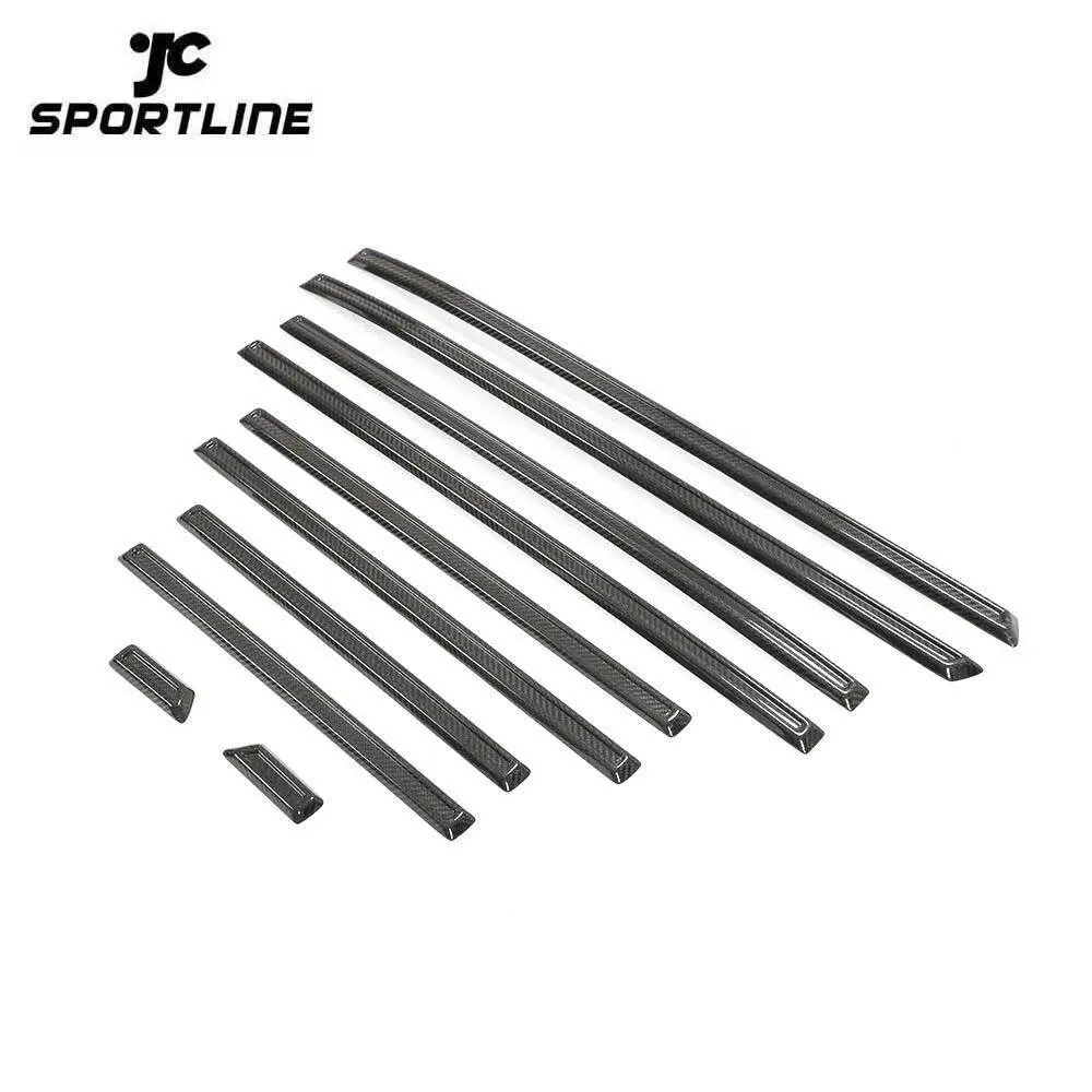 ML-LQ118 Carbon Fiber W464 Side Door Molding Trims for Mercedes-Benz G-Class G500 G550 G63 AMG 2020 1