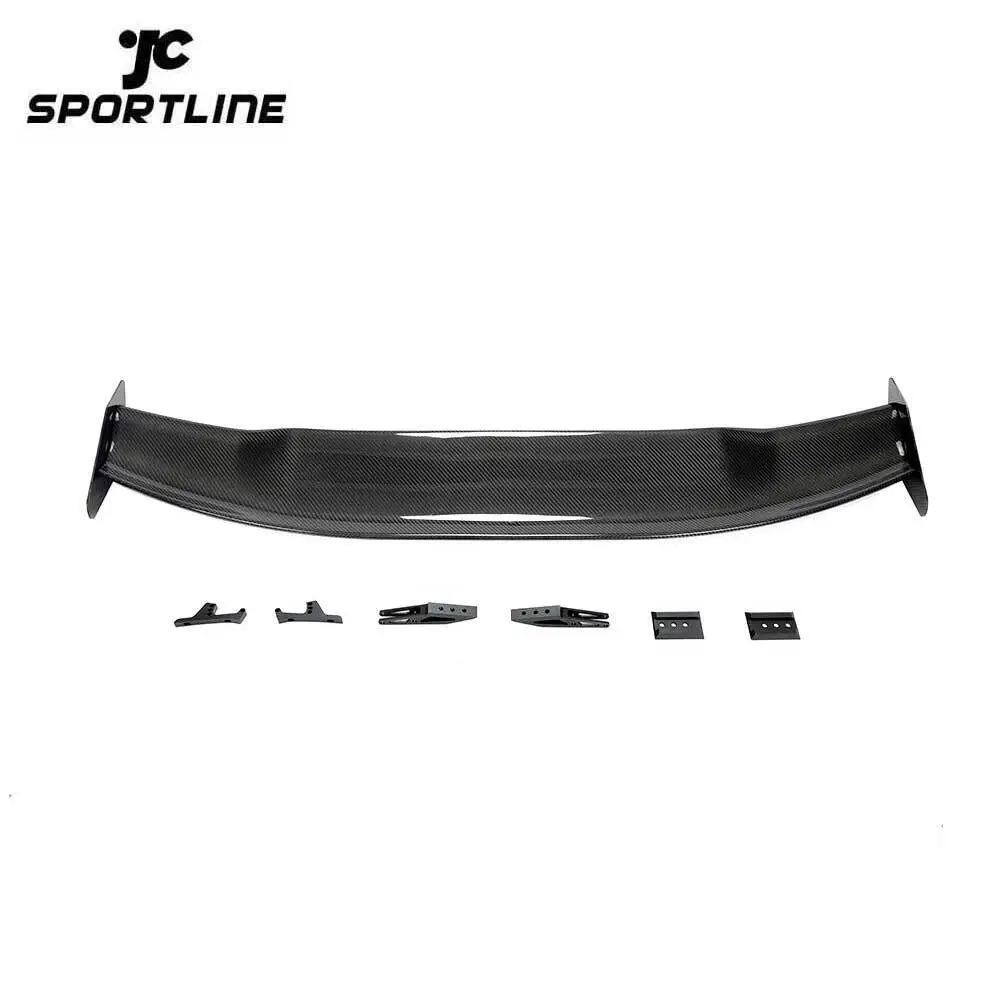 JC-SM003 Carbon Fiber Rear Trunk Spoiler Boot Lip Wing Spoiler For Ford Mustang Coupe 2015 - 2018 1