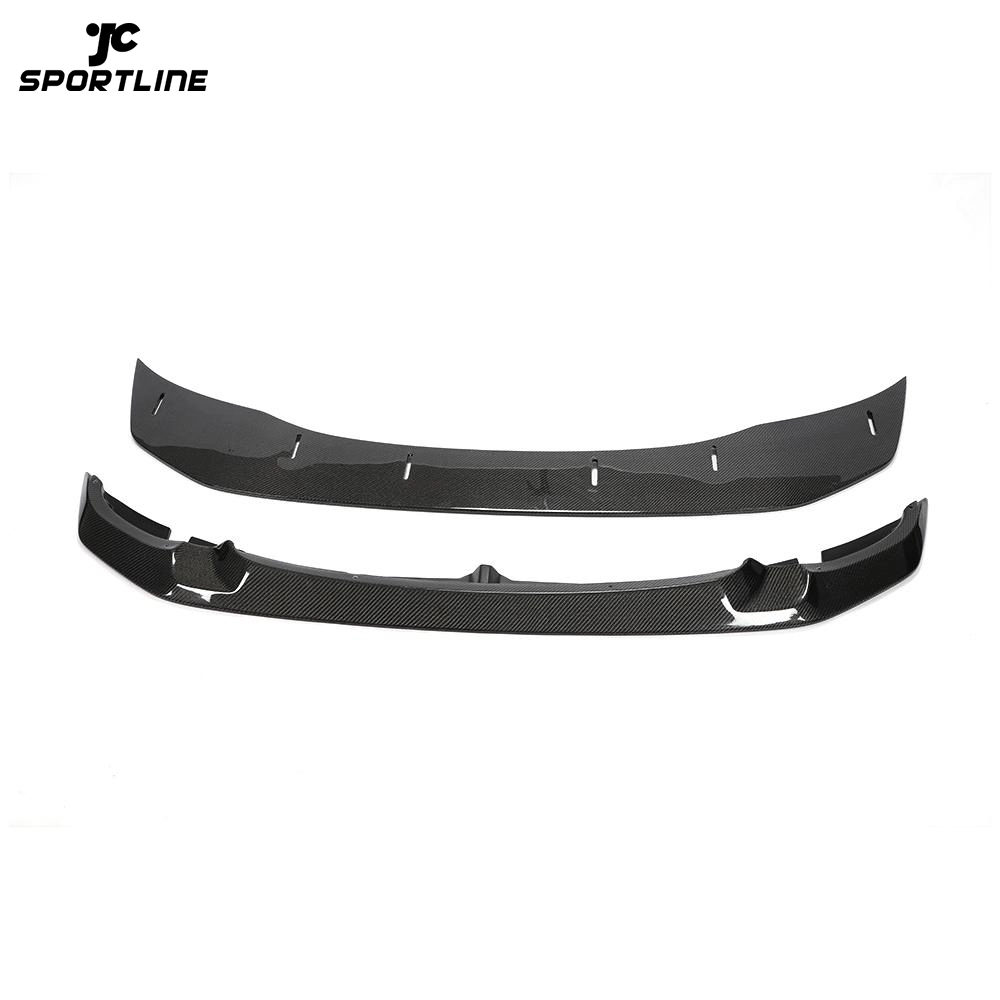 JC-WSM103 For BMW M3 M4 2015-2019 Carbon Fiber Front Bumper Lip GTS Style  (2-piece set) 1