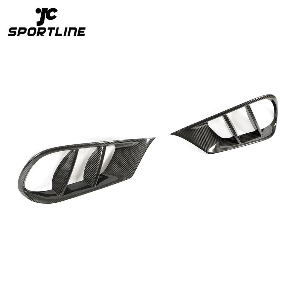 ML-YBX056  for Mercedes Benz E Class W212 Carbon Fiber Front Bumper Vent Trims 4 Door 2014-2016 1