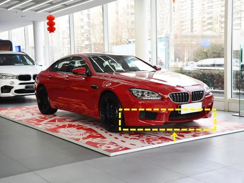 ML-ZDH150  Carbon Fiber M6 Car Front Splitter Lip for BMW F06 F12 F13 M6 Gran Coupe 2013-2016 1