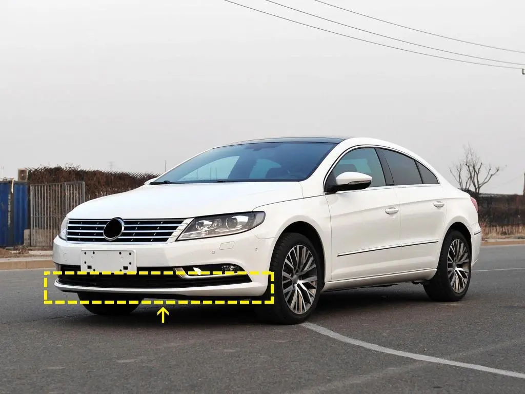 JC-HD306  For Volkswagen VW CC Carbon Fiber Front Bumper Lip Splitter Sedan 2013 - 2018 1