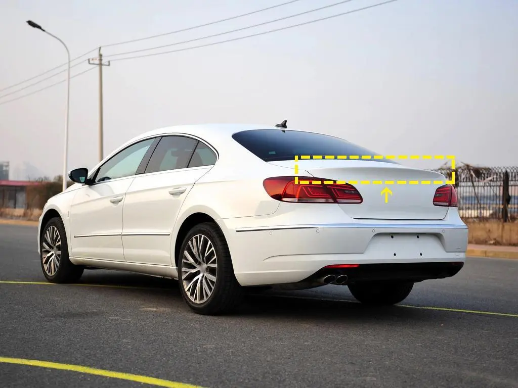 JC-HD307  Carbon Fiber CC Rear Trunk Spoiler Wing For VW Volkswagen Passat CC Sedan 2013 - 2018 1