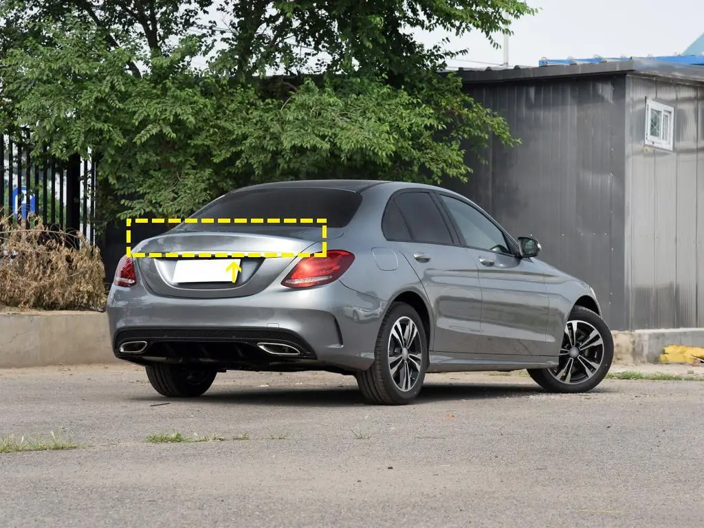 JC-HD311  W205 Rear Boots Spoiler for Mercedes-Benz C Class W205 C43 C63 AMG S Sedan 4-Door 2015-2020 1