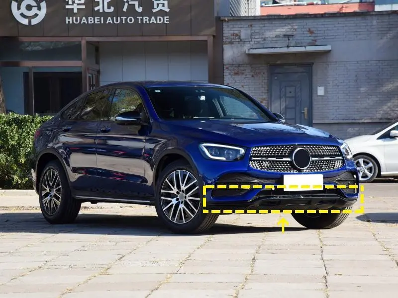 ML-ZDH119  X253 Front Spoiler Lip Carbon Fiber for Mercedes Benz GLC300 GLC350 GLC43 Sport Utility 4-Door 2020 1