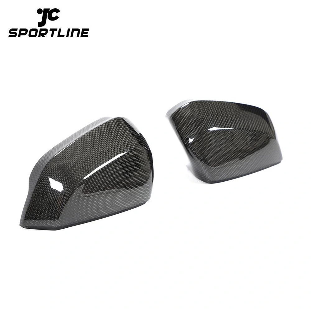 JC-HLY486  For Audi Q2 Q3 Sport Utility 2019UP Carbon Fiber Side Rearview Mirror Cover Caps Pair 1