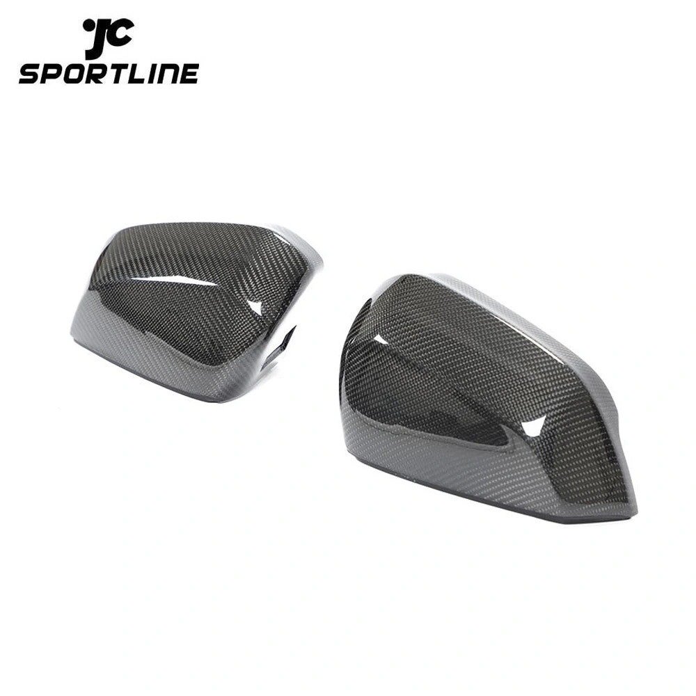JC-HLY487  For Audi Q2 Q3 Sport Utility 2019UP Carbon Fiber Side Rearview Mirror Cover Caps Pair 1