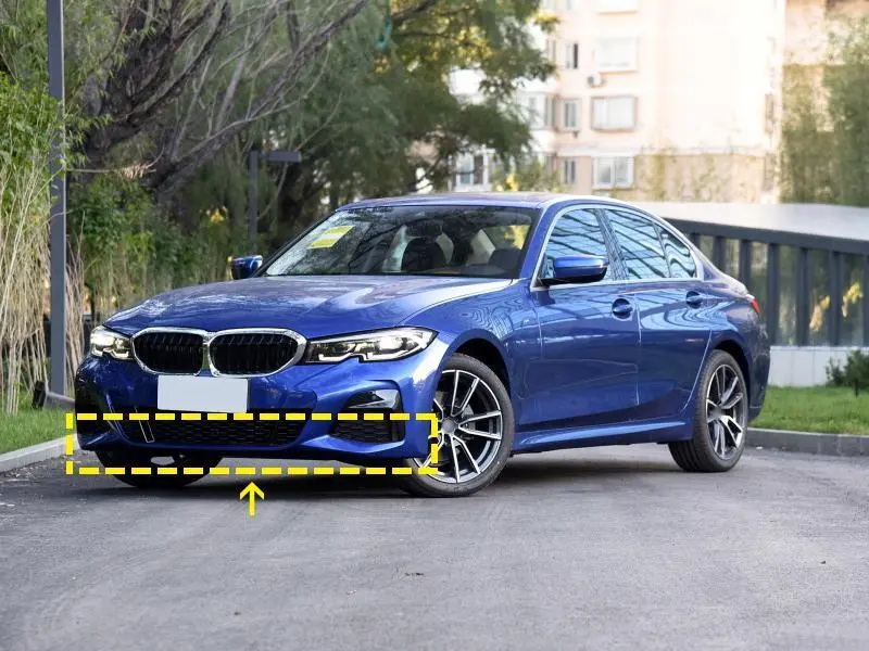 ML-ZDH092  Carbon Fiber G20 M Sport Front Bumper Lip for BMW G20 M TECH Sedan 2019-2020 1