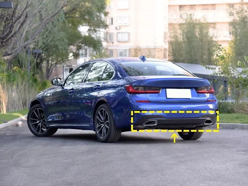 ML-ZDH094  Carbon Fiber G20 rear Bumper Lip Diffuser for BMW G20 M TECH Sedan 2019 2020 1