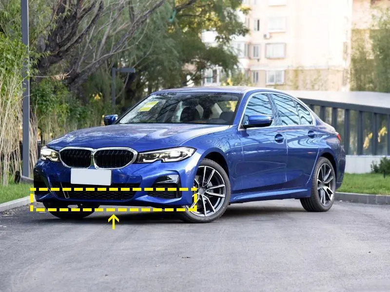 ML-ZDH106  Carbon Fiber G20 G28 Front Chin Lip for BMW 3 Series G20 G28 M-TECH 2020 1