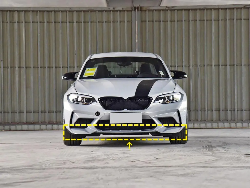 JC-HD317  Carbon Front Bumper Lip for BMW F87 M2 Competition Coupe 2-Door 2018-2020 1