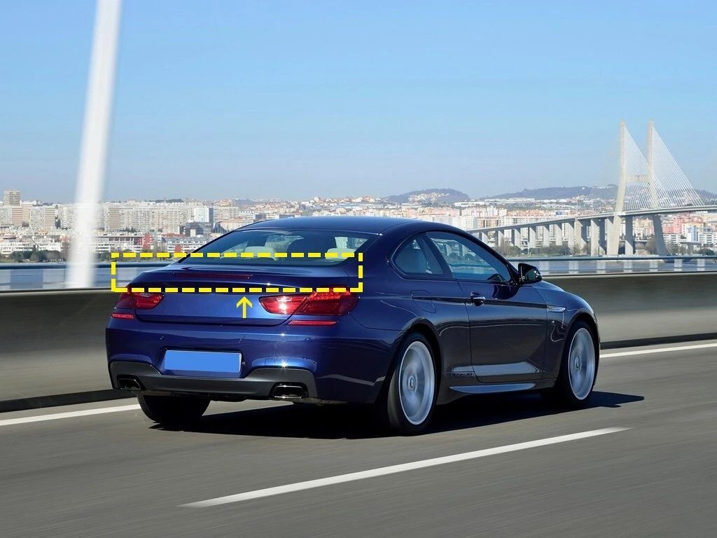 JC-ZYY485  Real Carbon Fiber Rear Spoiler for BMW 6 Series F06 F13 Coupe 2013-2019 1