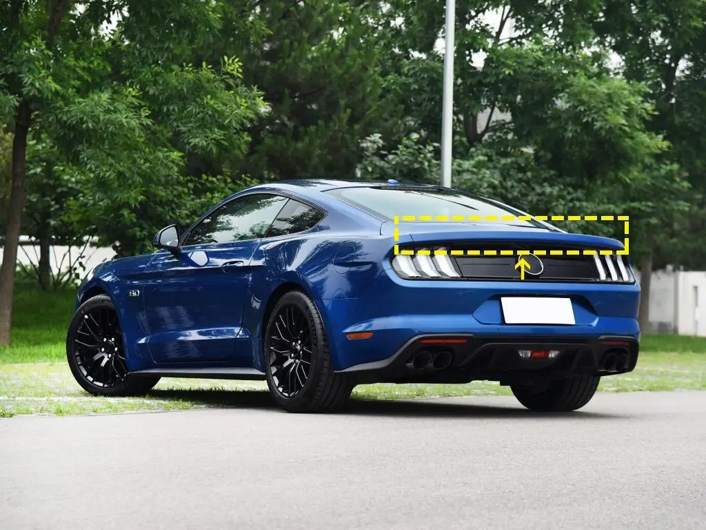 JC-HD324  Real Full Carbon Fiber Rear Spoiler Wing for Ford Mustang GT Coupe 2-Door 2015-2020 1