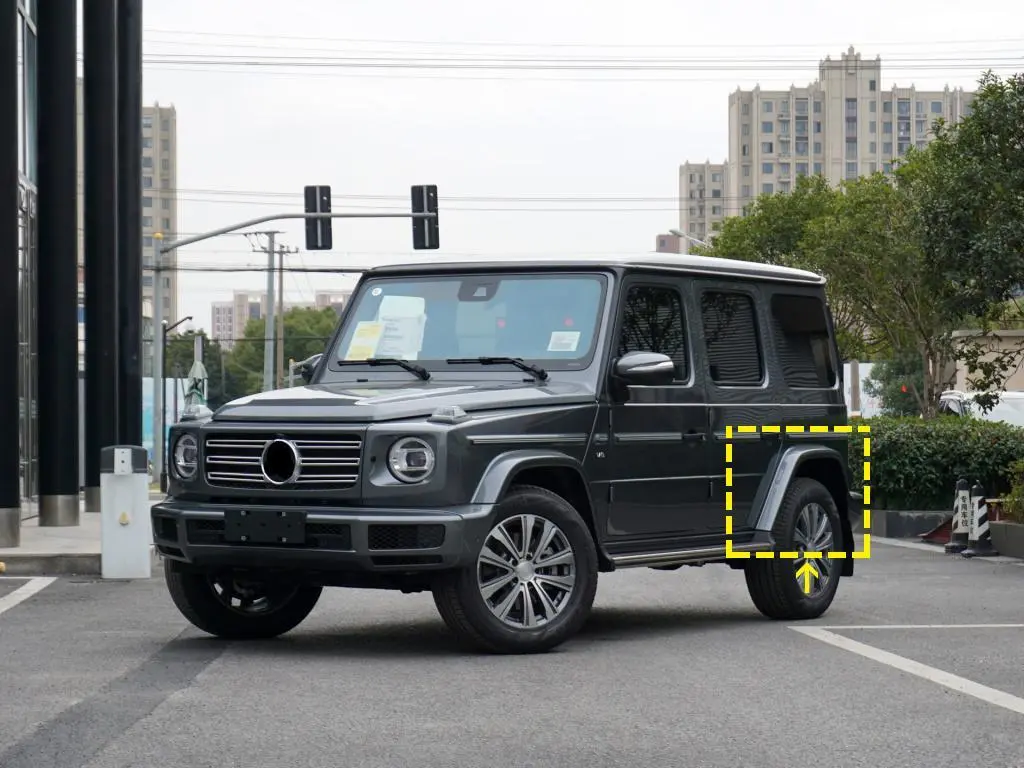JC-HD305  For Mercedes Benz W463 Base Wagon 19UP Real Dry Carbon Fiber Wheel Eyebrow Arch Trim Lips Fender Flares Protector 1