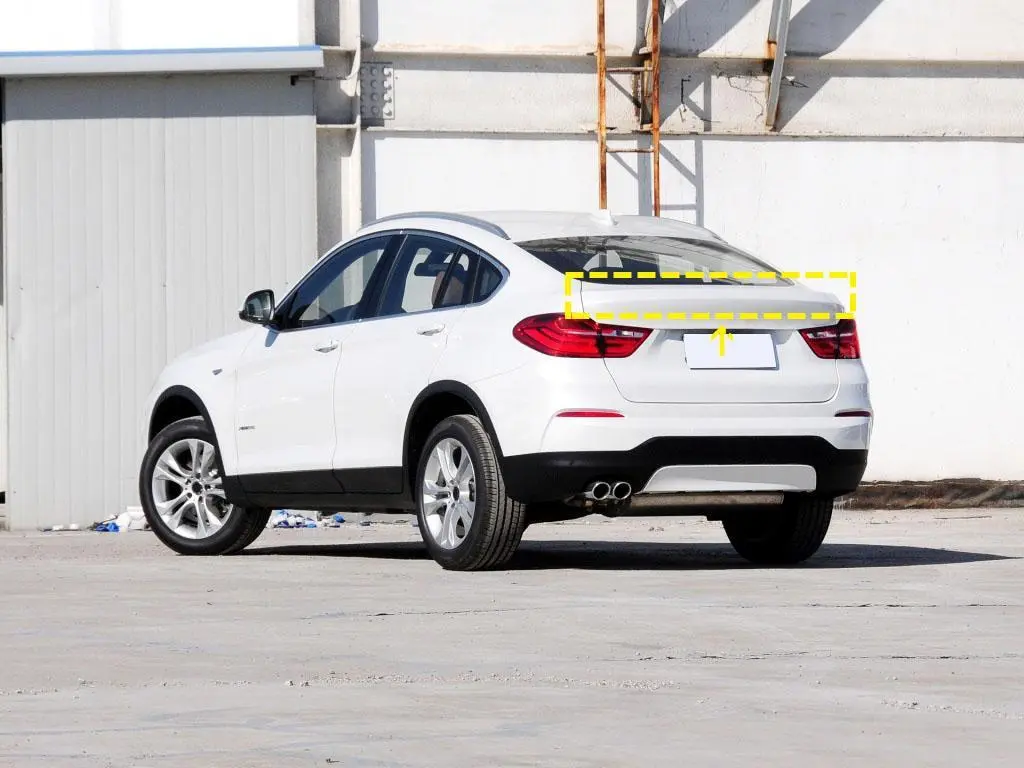 JC-HLY257  For BMW X4 F26 Sport Utility 14-18 Carbon Fiber Rear Trunk Spoiler Boot Wing Lip 1