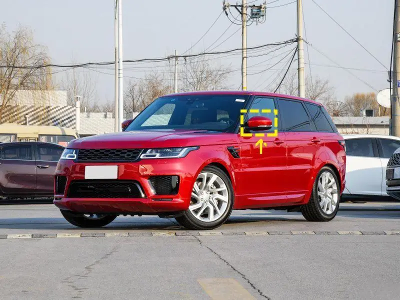 JC-DE004  Dry Carbon Fiber Mirror Cover for Land Rover Range Rover Sport HSE Dynamic Sport 4-Door 2018-2020 1
