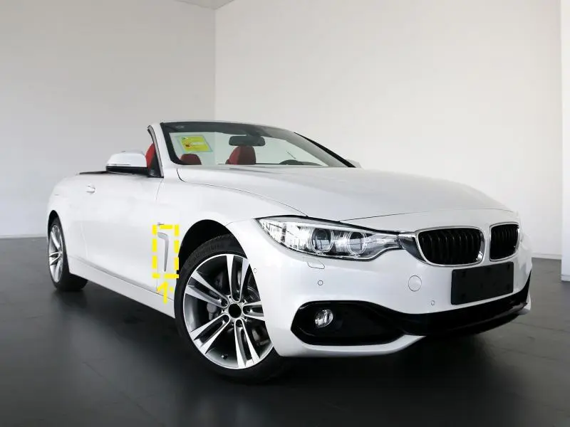 JC-SM019  New 4 Series F32 Carbon Fiber Front Car Fender Vents for BMW F33 F36 435i 440i M Sport 14-19 1